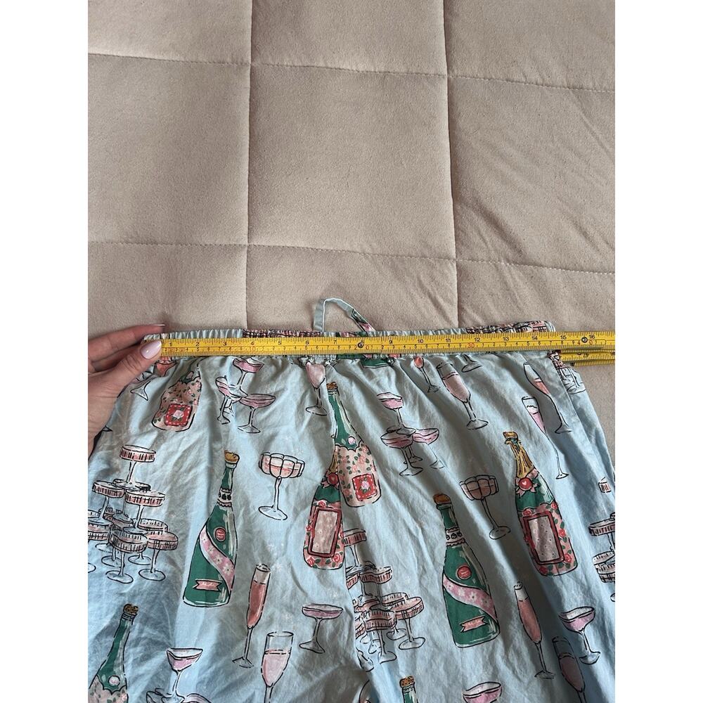 PRINTFRESH Pajama Pants 100% Cotton S Champagne Tower Summer Comfort Designer - Picture 12 of 12